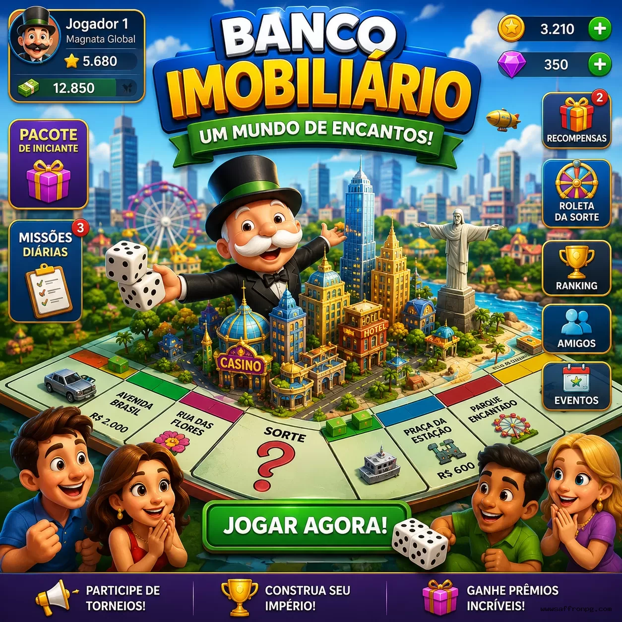 O Fascinante Mundo do Monopoly e o Enigma do Saffron Pg