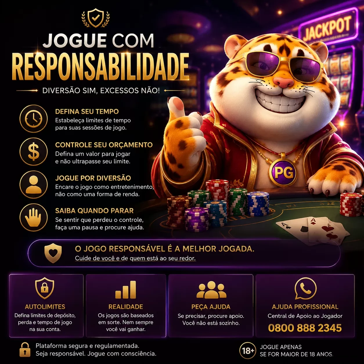 Saffron Pg e o Jogo Responsável